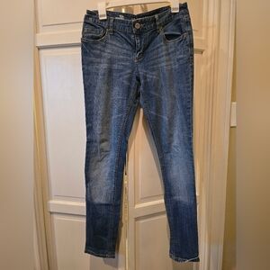 Mossimo Supply Co. Dark Blue Skinny Jeans Y2K